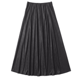 Load image into Gallery viewer, Ladies Midi Panel Denim Pull On Skirt
