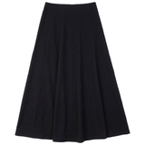 Load image into Gallery viewer, Ladies Midi Panel Denim Pull On Skirt
