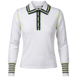 Load image into Gallery viewer, Ladies Knit Striped Contrast Sweater
