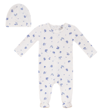 Load image into Gallery viewer, Baby Flower Print Romper Set
