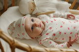 Load image into Gallery viewer, Baby Flower Print Romper Set
