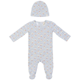Load image into Gallery viewer, Baby Cherry Print Romper Set
