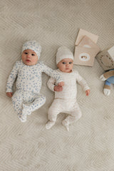 Load image into Gallery viewer, Baby Leaves Print Romper Set
