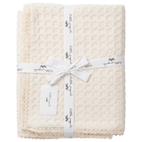 Load image into Gallery viewer, Baby Blanket In Textured Waffle Fabric
