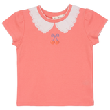 Load image into Gallery viewer, Girls Cherry Printed T Shirt
