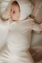 Load image into Gallery viewer, Baby Romper Set With Contrast Trim
