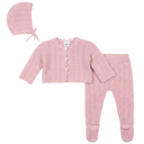 Load image into Gallery viewer, Girls Hat And Cardigan With Legging In Knit
