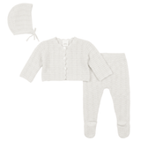 Load image into Gallery viewer, Girls Hat And Cardigan With Legging In Knit
