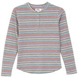 Load image into Gallery viewer, Girls Multi Big Stripe Waffle Top
