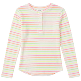 Load image into Gallery viewer, Girls Multi Big Stripe Waffle Top
