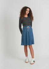 Load image into Gallery viewer, Girls Multi Big Stripe Waffle Top
