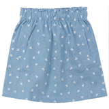 Load image into Gallery viewer, Girls Cherry Woven Denim Skirt
