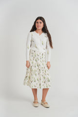 Load image into Gallery viewer, Girls Multi Flower Print 2 PCS Set
