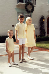 Load image into Gallery viewer, Girls Dress With Embroidered Collar
