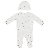 Load image into Gallery viewer, Baby Romper Set With Cherry Print
