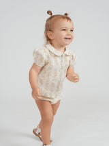 Load image into Gallery viewer, Collar Neckline With Puff Sleeve
