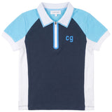 Load image into Gallery viewer, Boys Short Sleeves Multi Polo Top
