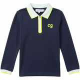 Load image into Gallery viewer, Sleeves Polo Top With Contrast Trim
