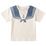 Load image into Gallery viewer, Boys Sailor Collar Printed T Shirt
