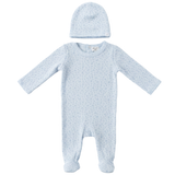 Load image into Gallery viewer, Baby Flower Pointelle Romper Set
