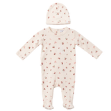 Load image into Gallery viewer, Baby Floral Pointelle Romper Set
