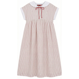 Load image into Gallery viewer, Girls Maxi Dress With Sailor Collar
