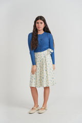 Load image into Gallery viewer, Girls 2 PCS Set With Pointelle Cardigan
