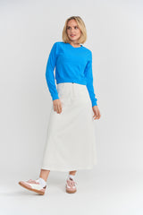 Load image into Gallery viewer, Teen Mixed Rib Top With Drop Shoulder
