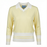 Load image into Gallery viewer, Teen Knit Crop Top With Stripe Trim
