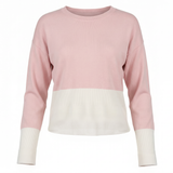 Load image into Gallery viewer, Teen 2 Tone Crop Knit Top
