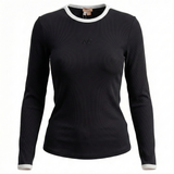 Load image into Gallery viewer, Teen Rib Top With Contrast Trim
