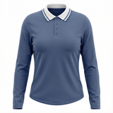 Load image into Gallery viewer, Teen Polo Top With Stripes Collar
