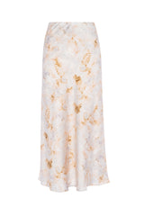 Load image into Gallery viewer, Teen Midi Skirt With Woven Fabric
