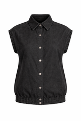 Load image into Gallery viewer, Ladies Maternity Denim Jacket Vest
