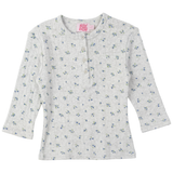 Load image into Gallery viewer, Girls Floral Pointel Henley Top
