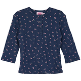 Load image into Gallery viewer, Girls Floral Pointel Henley Top
