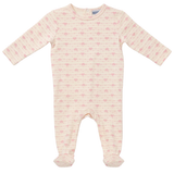 Load image into Gallery viewer, Baby Stripped Dotted Heart and Star Onesie

