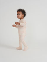 Load image into Gallery viewer, Baby Stripped Dotted Heart and Star Onesie
