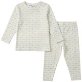 Load image into Gallery viewer, Stripped Dotted Heart and Star 2 PC
