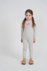 Load image into Gallery viewer, Girls Cotton Spandex Sis Sweatshirt And Pants
