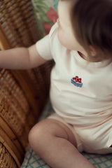 Load image into Gallery viewer, Cotton Spandex 'Berry Box' Girls 2 PC Set
