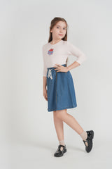 Load image into Gallery viewer, Cotton Spandex 'Berry Box' Girls T Shirt
