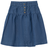 Load image into Gallery viewer, Girls Front Buttons Denim Skirt
