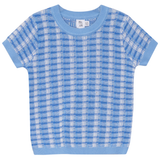 Load image into Gallery viewer, Basket Weave Short Sleeve Knit Sweater
