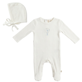 Load image into Gallery viewer, Baby Cotton Pointelle Boys Hot Air Balloon Layette

