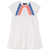 Load image into Gallery viewer, Girls Multi Color Stripes Print Dress
