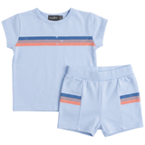 Load image into Gallery viewer, Baby Multi Colors Stripes Print 2 PC
