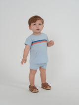 Load image into Gallery viewer, Baby Multi Colors Stripes Print 2 PC
