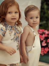 Load image into Gallery viewer, Boarder Floral Baby Girls 2 PC
