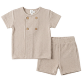 Load image into Gallery viewer, Seersucker Boys Wrap Jacket Set
